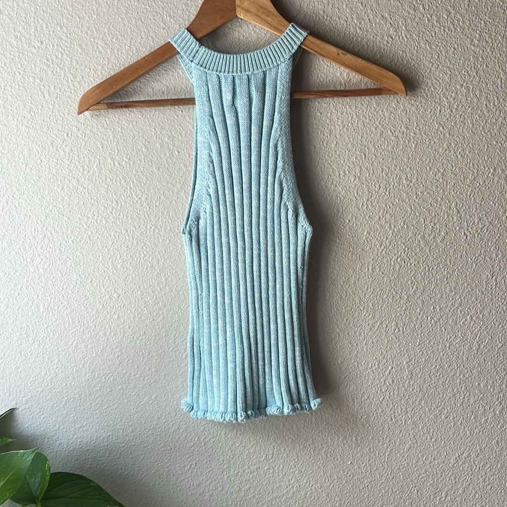 Pilcro Halter Ribbed Sweater Tank - Picture 6 of 6